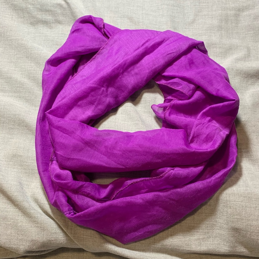 Purple Infinity Scarf